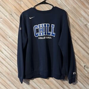 Nike Northern Chill Navy Blue Volleyball Crewneck Sweater Soft